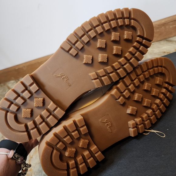 J Crew EUC leather boots work boot style 10 - Picture 5 of 8